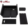 HW Offroad Black Armrest Storage Box Center Console Organizer Coin Holder Top Tray Lid For 4Runner 2010-2022 2 1 150