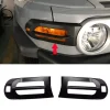 Offroad Exterior Accessories 4PC Car Black Front & Rear Light Cover Trim for FJ Cruiser 2007-2020 2 1 169