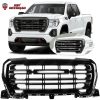 New Auto Exterior Accessories Black Upper Racing Grills Front Hood Bumper Grill for Sierra 1500 2019-2021 2 1 353