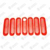DECORATION Circle of Grille (set) For Jeep Wrangler JK 2 1 537