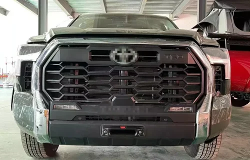 2022 Truck Hidden Winch Mounting Kit Bumper Winch Mount Holder for Tundra Accessories 3 2 112