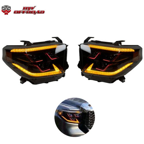Pickup Car LED Headlights for Tundra 2014-2021 4 3 145