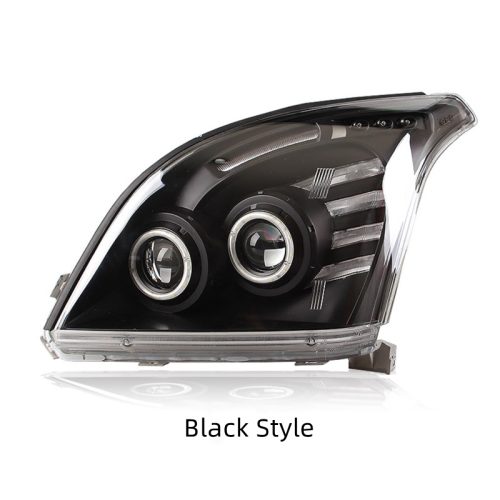 Car LED Sliver And Black Headlights Front Lamps For Land Cruiser Prado 2003-2009 4 3 161