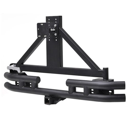 87-06 Jeep Wrangler YJ/TJ Fat Tube Rear Bumper with Tire Carrier for Jeep Wrangler TJ 4 3 255