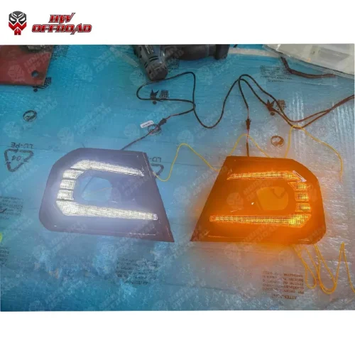 Auto Parts LED DRL Fog Lights Cover Driving Lamp Assembly Kit Day Running Light DRL For Ranger 2022+ 4 3 34