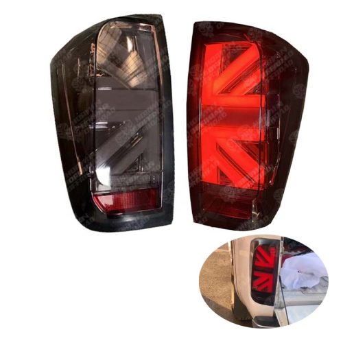 Smoke Cover Car Lights Rear Light LED Tail Lamp Highlight for Navara Np300 D23 2015-2022 4 3 423