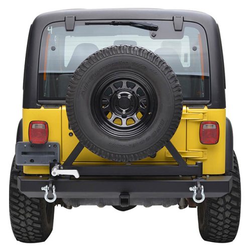 87-06 Jeep Wrangler YJ/TJ Classic Rear Bumper with Tire Carrier for Jeep Wrangler TJ 5 4 203