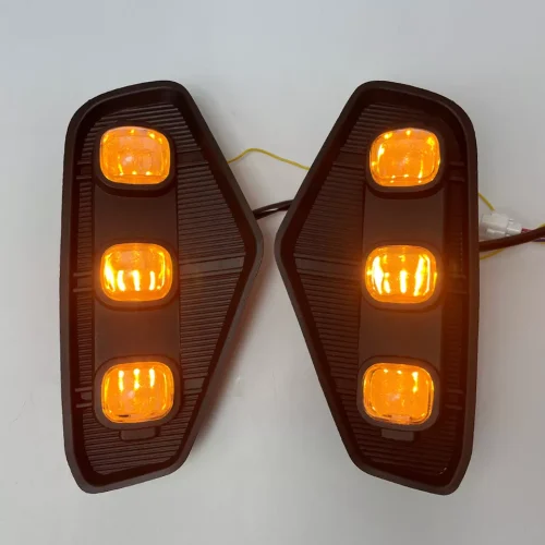 HW 4x4 Car LED DRL Daytime Running Lights Fog Lights For Navara NP300 2021+ 5 4 214