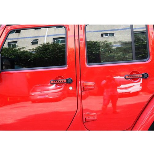 Aluminum Alloy outer door handle inserts (Mould Casting) (5 pcs) for Jeep Wrangler JK 5 4 224