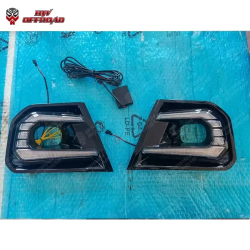Auto Parts LED DRL Fog Lights Cover Driving Lamp Assembly Kit Day Running Light DRL For Ranger 2022+ 5 4 32