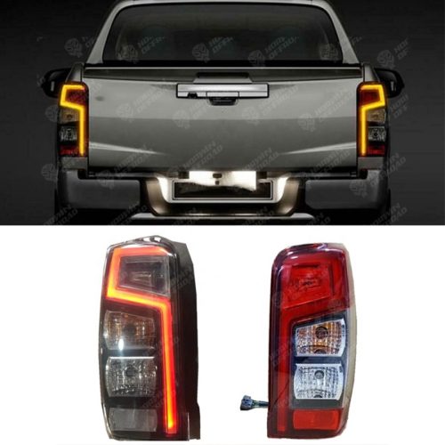 HW4X4 Vehicle Accessories Smoked or Red Cover Auto Lights Car Rear Light LED Tail Lamp For Triton L200 2019+ 5 4 347