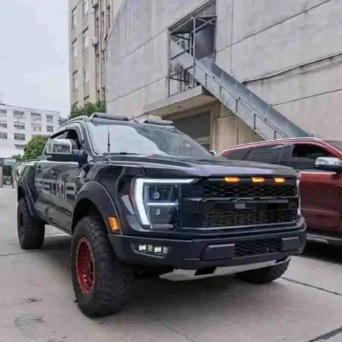 Front Bumper Facelift Body Kits for Ranger T6 T7 T8 Upgrade to Ranger T9 2022 2023 6 5 12