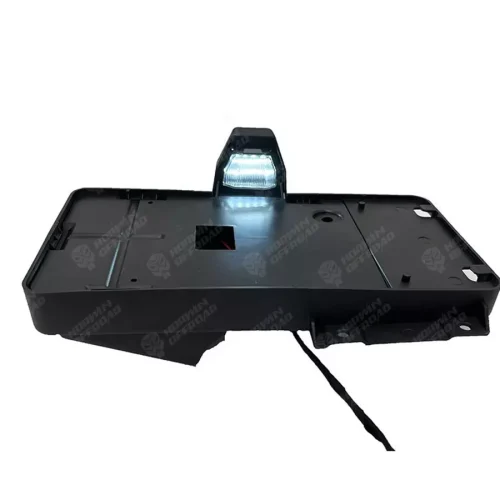 Car Exterior Accessories Black Rear License Plate Bracket with Light For JL JT 2018+ 6 5 163