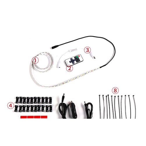 Tailgate glass lift door ceiling light for Jeep Wrangler 2018+ 6 5 232