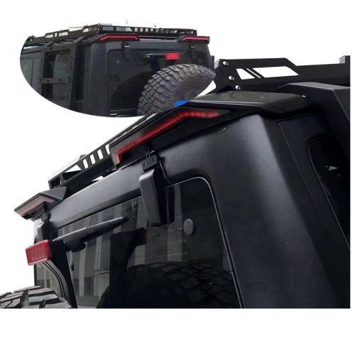 4x4 Auto LED Tail Light Roof Spoiler Wings with Brake Turning Light Rear Spoiler for Wrangler JL JK Gladiator JT Pickup Truck 6 5 252