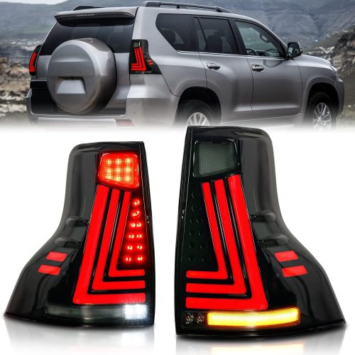 Car LED Tail Lamps Lights For Land Cruiser Prado 2018-2021 7 6 49