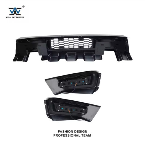 Durable F150-Bumper Body Kit Accessories Powder Coated Rust Protection 2021 Model Steel Bumper for F150 2021 6 Main 07